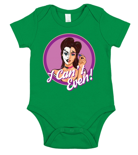 I Cant Even - Funny Makeup Horror Short Sleeve Baby One-Piece