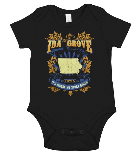 Ida Grove Short Sleeve Baby One-Piece