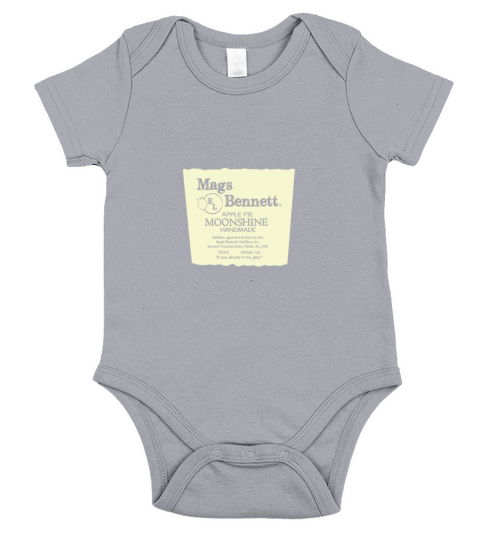 Mags Bennett Apple Pie Moonshine Short Sleeve Baby One-Piece