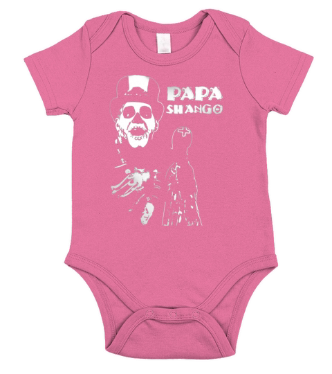 Papa Shango Tshirt Short Sleeve Baby One-Piece