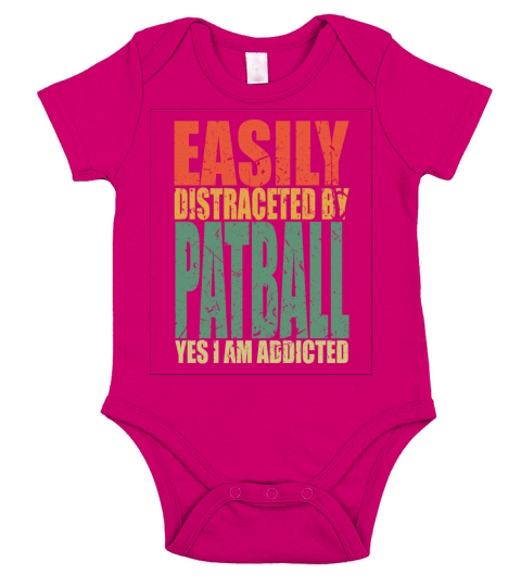 Patball Saying Funny Short Sleeve Baby One-Piece
