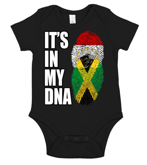 Tajikistani And Jamaican Vintage Heritage DNA Flag Short Sleeve Baby One-Piece