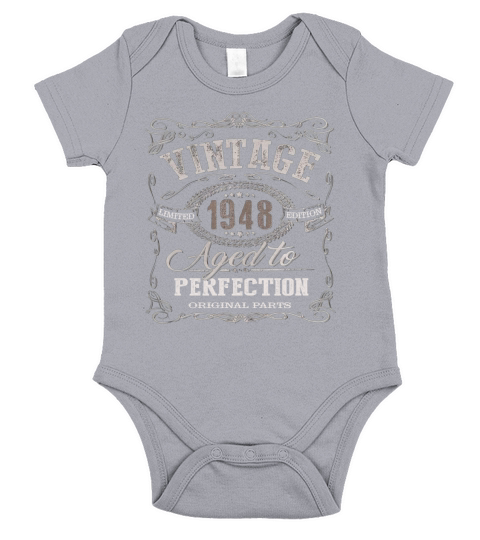 Vintage 1948 aged to perfection Short Sleeve Baby One-Piece