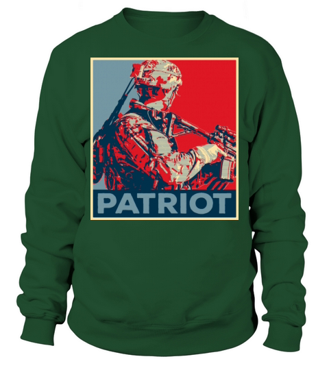 Patriot Vintage Poster Army Sweatshirt Unisex