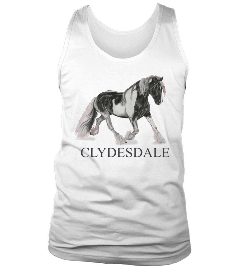 Clydesdale Horse Shirt Men Women Youth Sizes Tank Top Unisex