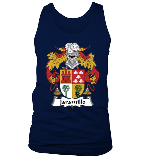 Jaramillo Family Crest Spanish Family Crests Tank Top Unisex