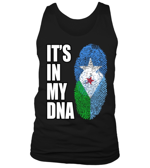 Somali And Djiboutian Vintage Heritage DNA Flag Tank Top Unisex