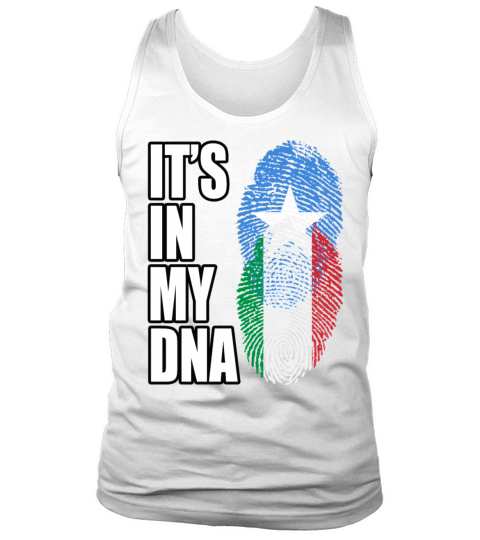 Somali And Italian Vintage Heritage DNA Flag Tank Top Unisex