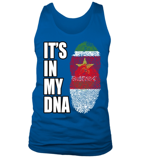 Surinamese And Indonesian Vintage Heritage DNA Fla Tank Top Unisex