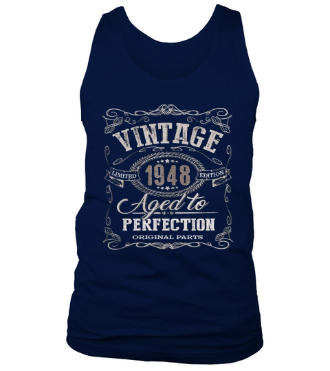 Vintage 1948 aged to perfection Tank Top Unisex