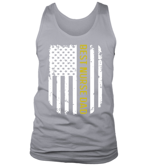 Vintage American Flag Proud Best Nurse Dad shirt Tank Top Unisex