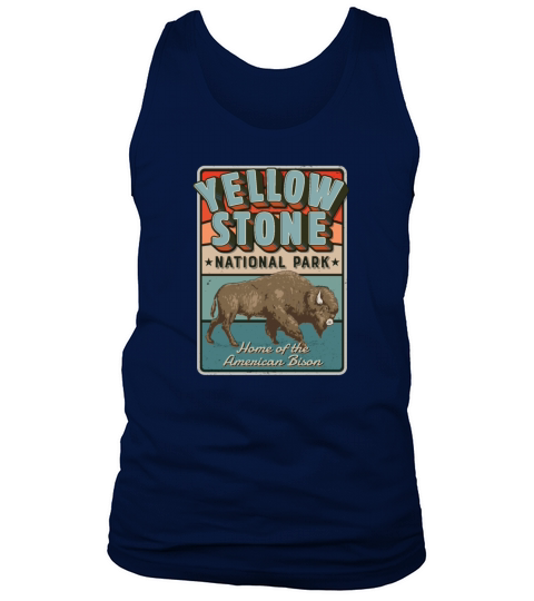 Yellowstone American Bison Vintage Tank Top Unisex