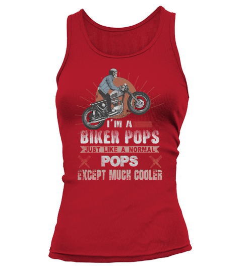 Im A Biker Pops TShirt Funny Quote Rider Motorcycle Tee Tank top Woman