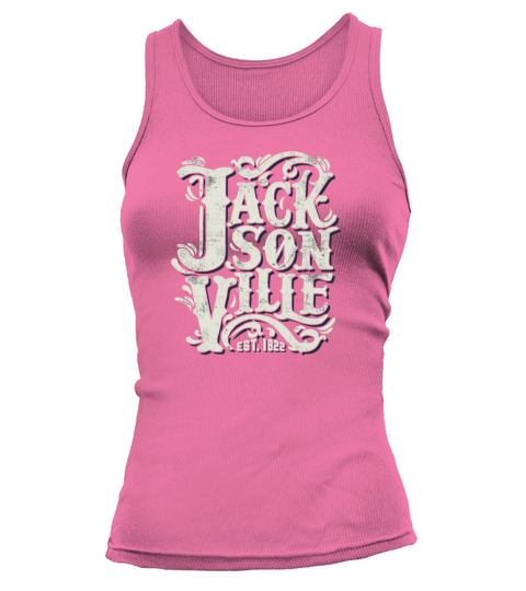 Jacksonville 1822 Florida Vintage Handlettering Tank top Woman