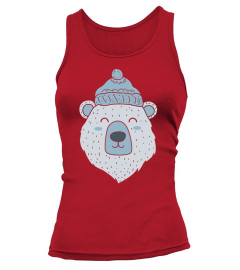 polar bear Ice Bear Icebear Winter Winter Hat gift Tank top Woman