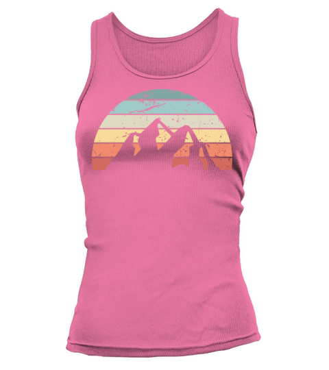 Retro Geology Sunset Vintage Geologist Sunrise Tank top Woman