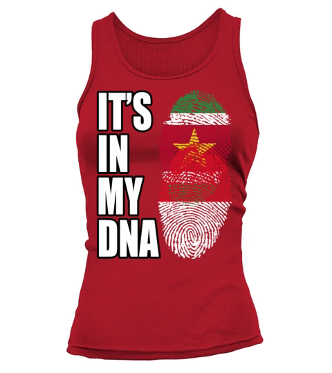 Surinamese And Indonesian Vintage Heritage DNA Fla Tank top Woman