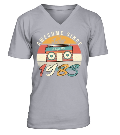 1983 July Gift Idea V-Neck T-shirt
