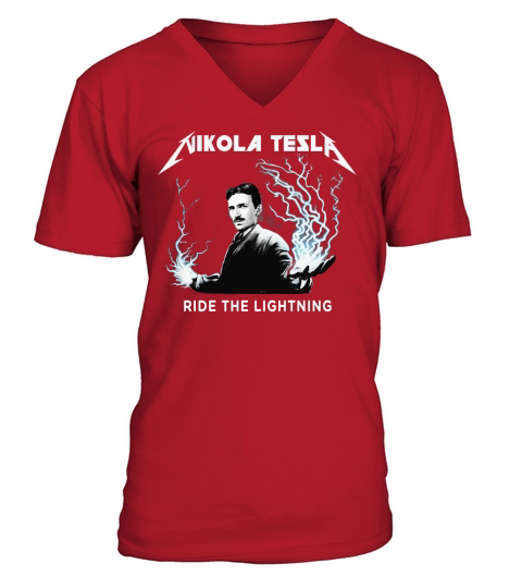 Nikola test ride the lightning V-Neck T-shirt