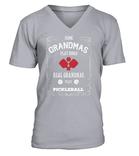 Pickleball Grandma SHIRT 2017 V-Neck T-shirt