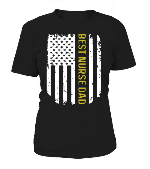 Vintage American Flag Proud Best Nurse Dad shirt Women's T-Shirt