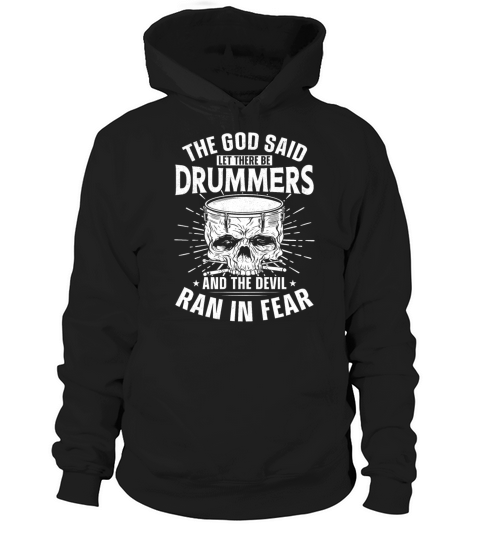 Drummer Drum Set Vintage The God Hoodie Unisex