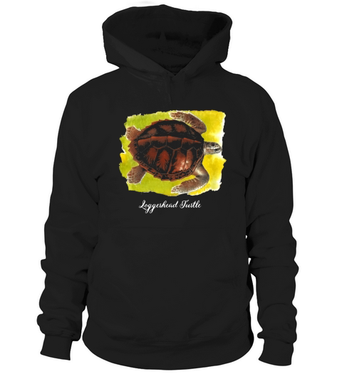 Loggerhead Turtle T-Shirt Vintage Watercolor Hoodie Unisex