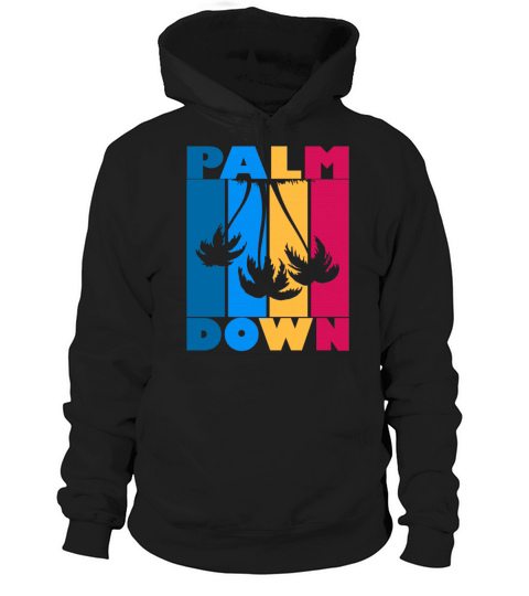 palm down vintage sunset Hoodie Unisex