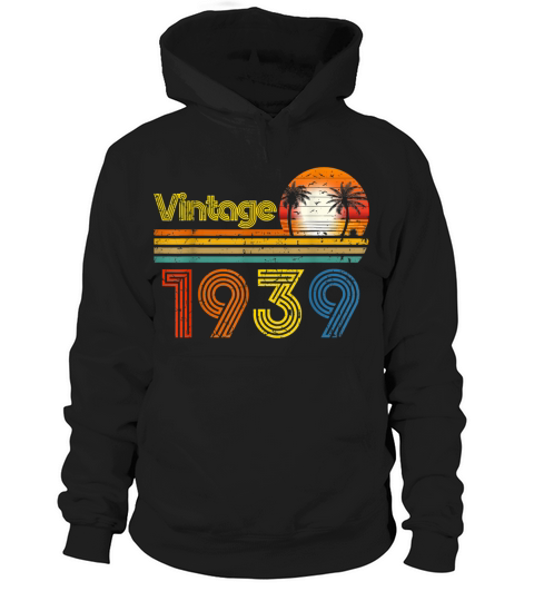 Vintage 1939 Funny Old Men 83th Birthday Shirt Hoodie Unisex