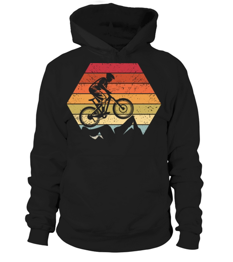 Vintage MTB Mountain Bike Retro MTB Bike Accessori Hoodie Unisex