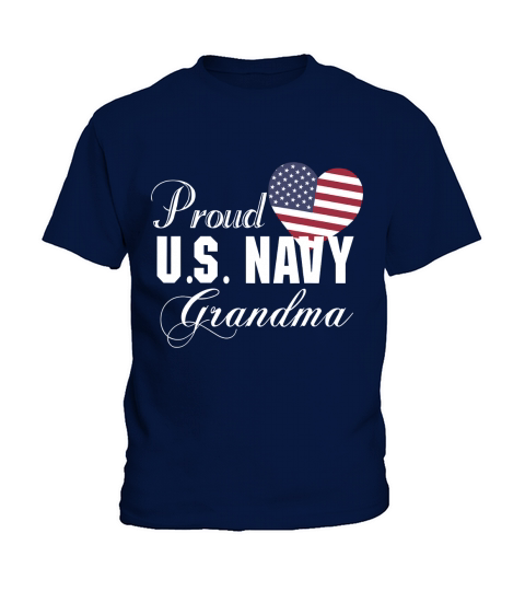Pride U.S. Army - Proud Navy Grandma Heart T-shirt Kids T-Shirt