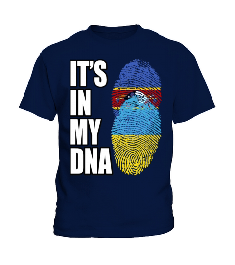 Swazi And Ukrainian Vintage Heritage DNA Flag Kids T-Shirt
