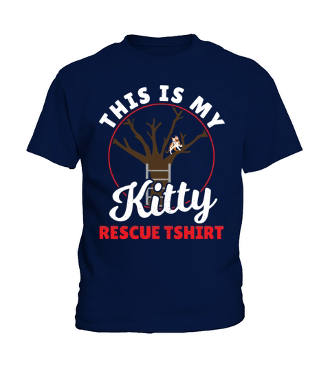 This Is My Kitty Rescue Tshirt Animal Rescuer Kids T-Shirt