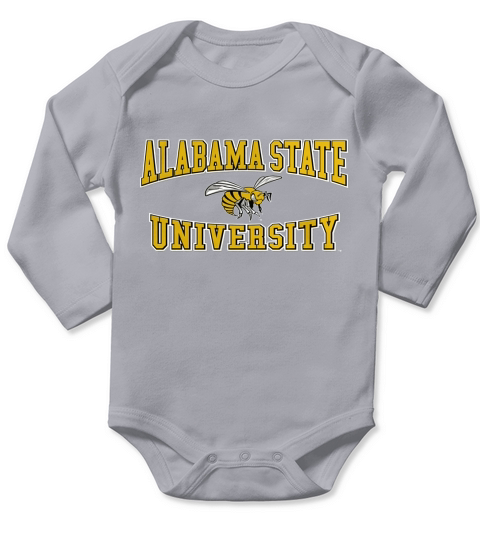 Alabama State University I T-Shirt Long Sleeve Baby One-Piece