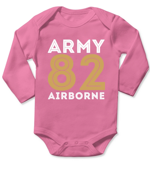 Army 82 Airborne T ShirtArmy collection Long Sleeve Baby One-Piece