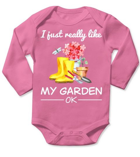 Garden Gardener Hobby Gardener Saying Gift Long Sleeve Baby One-Piece