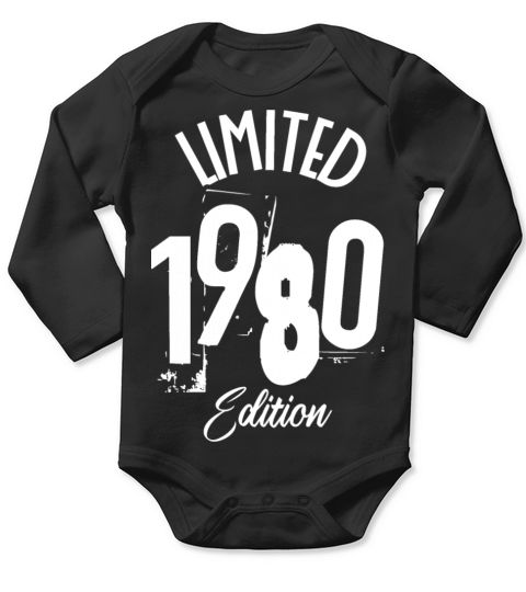 Limited 1980 Collection Vintage Collector Gift Long Sleeve Baby One-Piece