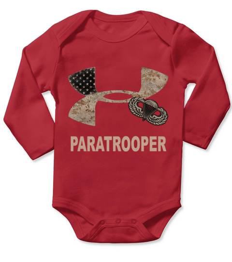 Paratrooper Long Sleeve Baby One-Piece