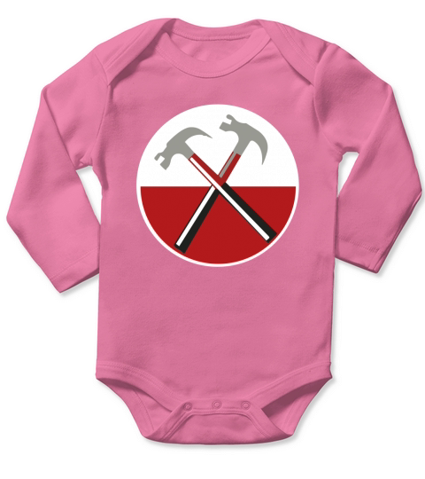 Pink Floyd The Wall Hammers T-Shirt Long Sleeve Baby One-Piece