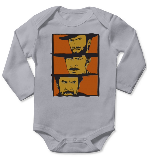 The Good,the Bad and the Ugly art T-Shirt Long Sleeve Baby One-Piece