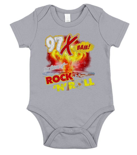 97X The Future of Rock and Roll Short Sleeve Baby One-Piece