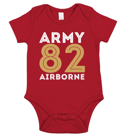 Army 82 Airborne T ShirtArmy collection Short Sleeve Baby One-Piece