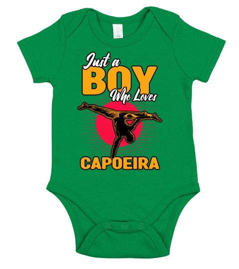 Just A Boy Who Loves Capoeira Short Sleeve Baby One-Piece