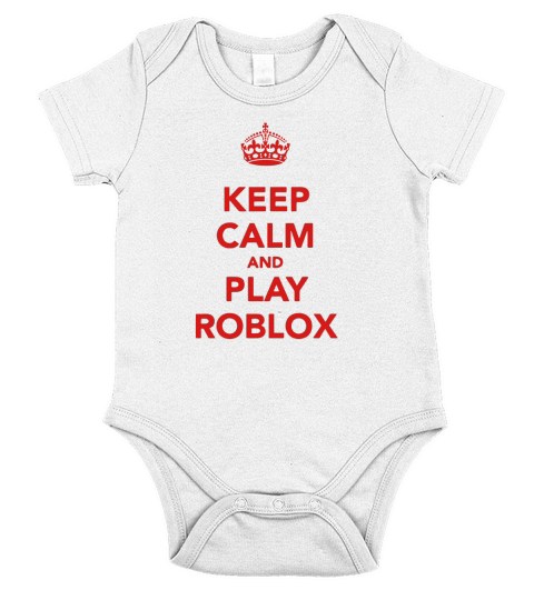 Keep Calm And Play Roblox Short Sleeve Baby One-Piece