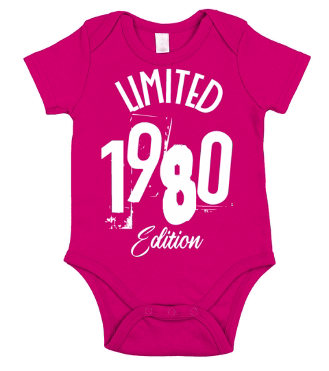 Limited 1980 Collection Vintage Collector Gift Short Sleeve Baby One-Piece