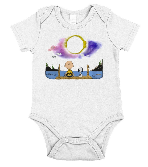MB Snoopy and Charlie Short Sleeve Baby One-Piece