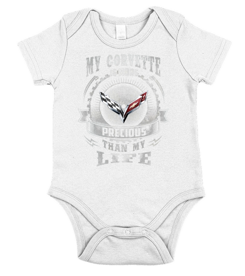 MY CORVETTE Short Sleeve Baby One-Piece