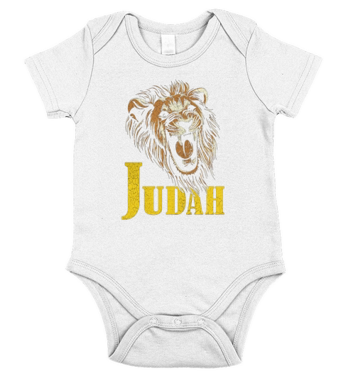 roar lion tribe judah symbol torah hebrew israelite t shirt Short Sleeve Baby One-Piece