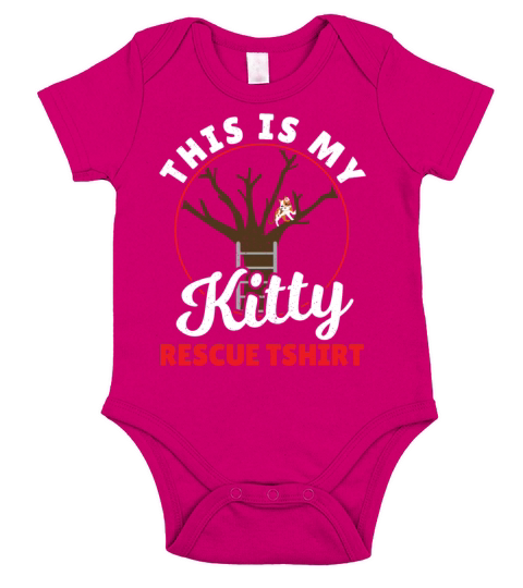 This Is My Kitty Rescue Tshirt Animal Rescuer Short Sleeve Baby One-Piece