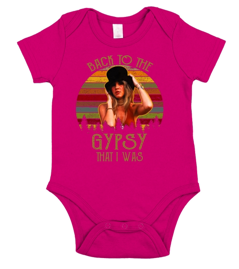 Vintage Stevie Nicks Back To The Gypsy That I Was shirt Short Sleeve Baby One-Piece